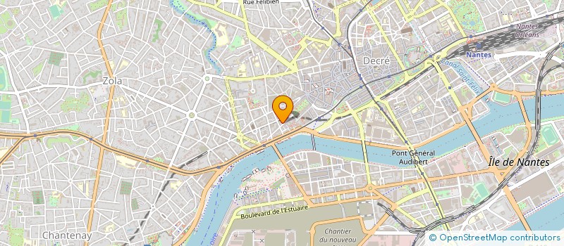 localisation de l'entreprise UNION REGIONALE POUR L HABITAT DES JEUNES DES PAYS DE LA LOIRE à NANTES