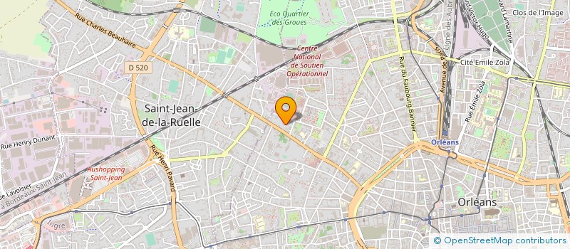 localisation de l'entreprise UNION REGIONALE PROFESSIONNELS DE SANTE MEDECINS LIBERAUX à ORLEANS