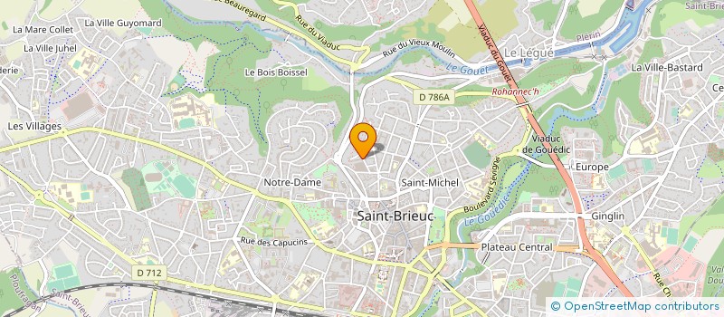localisation de l'entreprise UNION REGIONALE SOLIDAIRES BRETAGNE à SAINT-BRIEUC