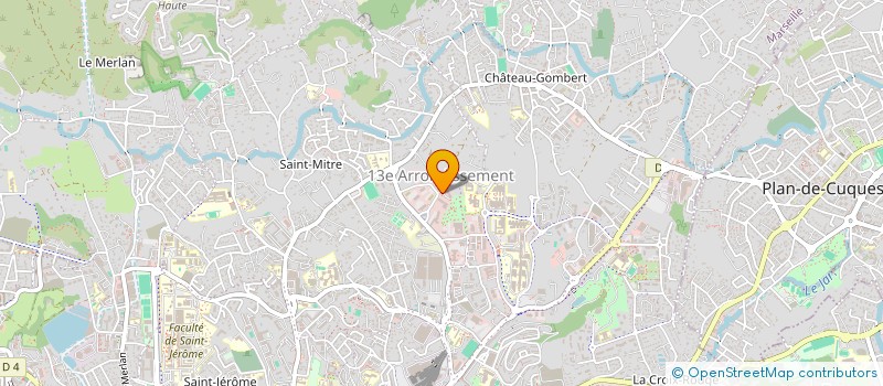 localisation de l'entreprise UNION REGIONALE SOLIHA, SOLIDAIRES POUR L'HABITAT, SUD PACA à MARSEILLE