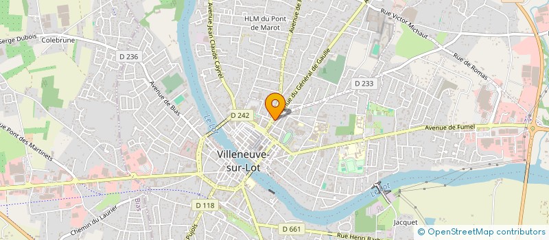 localisation de l'entreprise UNION REGIONALE TRAVAILLEURS INDEPENDANT  VILLENEUVE-SUR-LOT