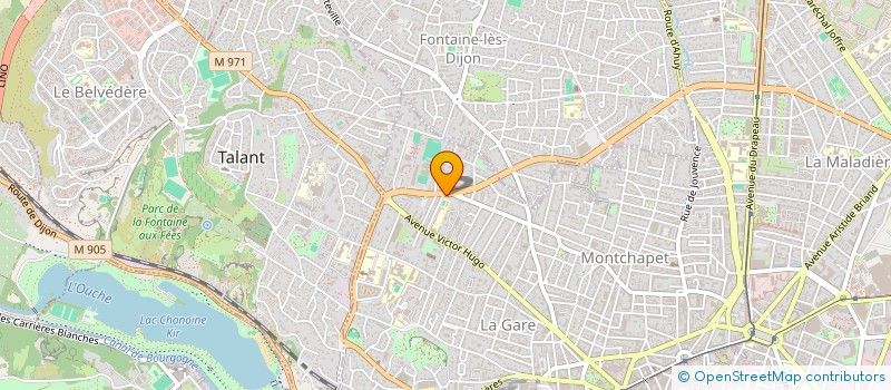 localisation de l'entreprise UNION REGIONALE UNSA BOURGOGNE  DIJON