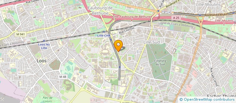 localisation de l'entreprise UNION REGIONALE UNSA SANTE ET SOCIAUX PUBLIC ET PRIVE DES HAUTS DE FRANCE à LILLE
