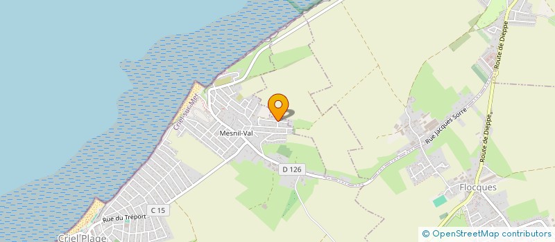 localisation de l'entreprise UNION RESIDENTS MESNILVALAIS  CRIEL-SUR-MER