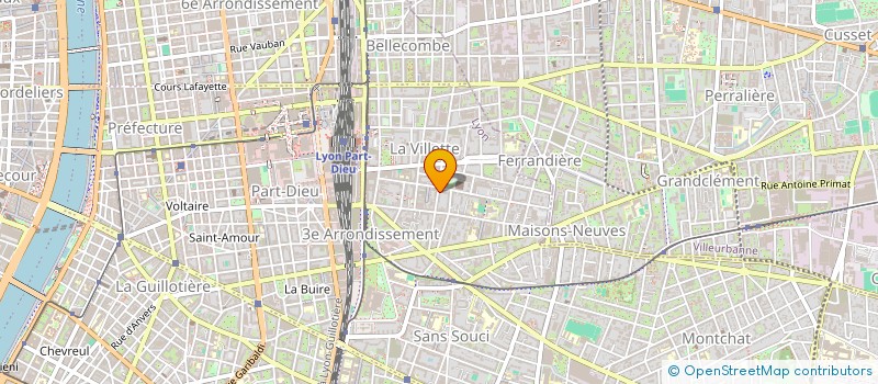 localisation de l'entreprise UNION RHONE ALPES DE LA FEDERATION NATIONALE DES COMPAGNIES DE THEATRE ET D'ANIMATION  LYON