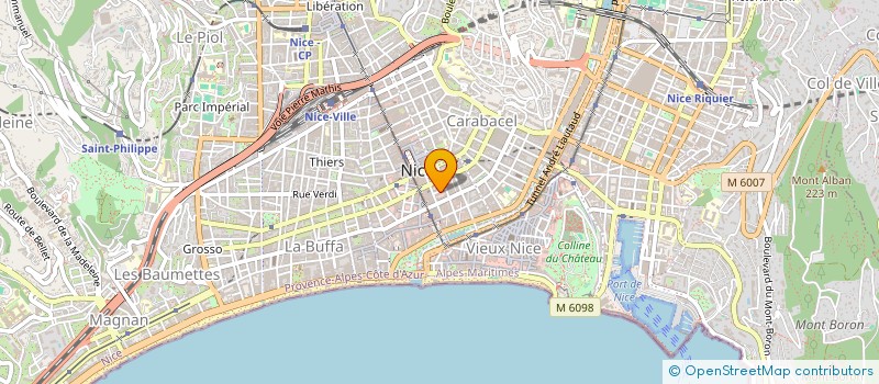 localisation de l'entreprise UNION RITUEL COMMUNAUTES JUIVE à NICE