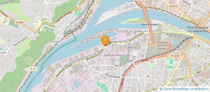 localisation de l'entreprise UNION ROUENNAISE DE MANUTENTION à ROUEN