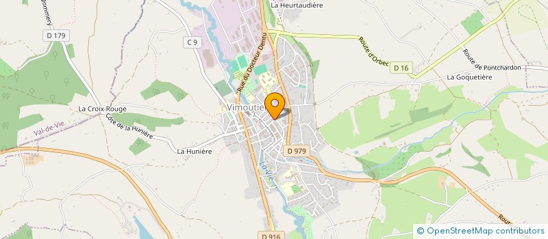 localisation de l'entreprise UNION ROUTIERS VIMOU PAYS AUGE à VIMOUTIERS