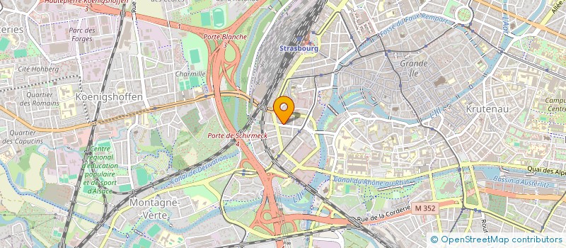 localisation de l'entreprise UNION RPR UDF à STRASBOURG