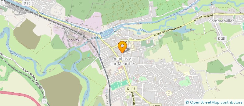 localisation de l'entreprise UNION SAINT BASLE  DOMBASLE-SUR-MEURTHE