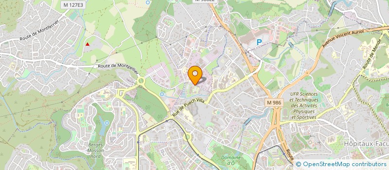 localisation de l'entreprise UNION SANITAIRE ET SOLIDAIRE à MONTPELLIER