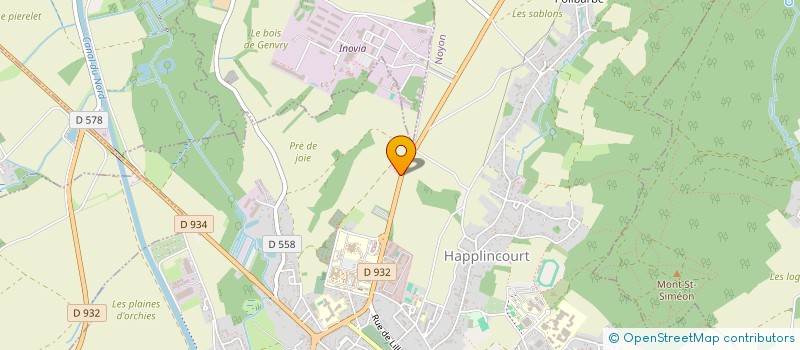 localisation de l'entreprise UNION SAUVEGARDE ANIMAUX NOYONNAIS  NOYON