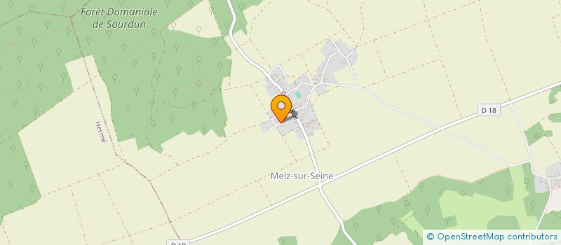 localisation de l'entreprise UNION SECURITE  MELZ-SUR-SEINE