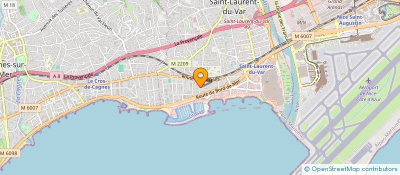 localisation de l'entreprise UNION SERVICES  SAINT-LAURENT-DU-VAR