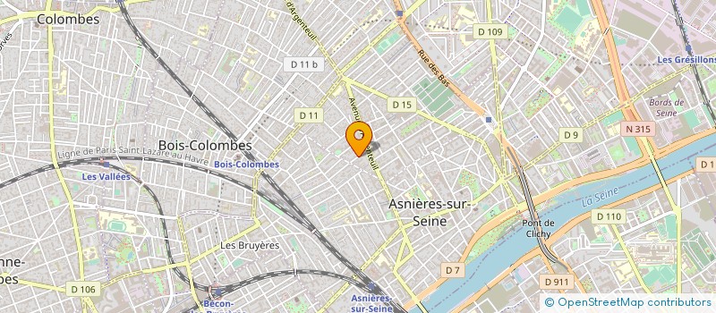 localisation de l'entreprise UNION SOCIALE CULTURE ASNIERES à ASNIERES-SUR-SEINE