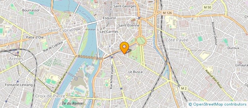 localisation de l'entreprise UNION SOCIALE DU MIDI  TOULOUSE