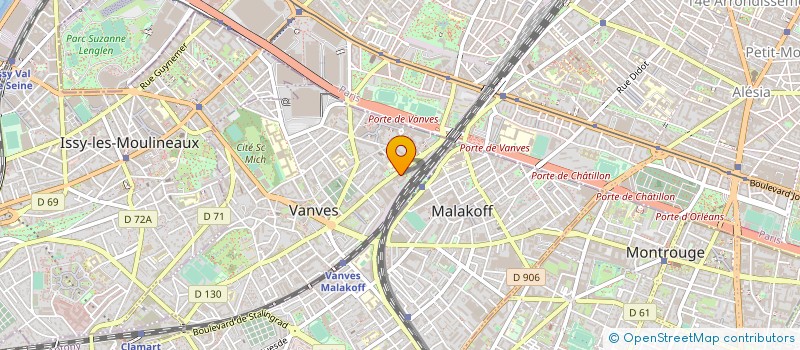 localisation de l'entreprise UNION SOCIALE DU SPECTACLE à VANVES