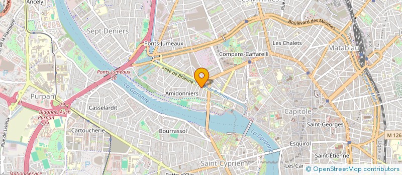 localisation de l'entreprise UNION SOCIETES AVICOLES SUD OUEST à TOULOUSE