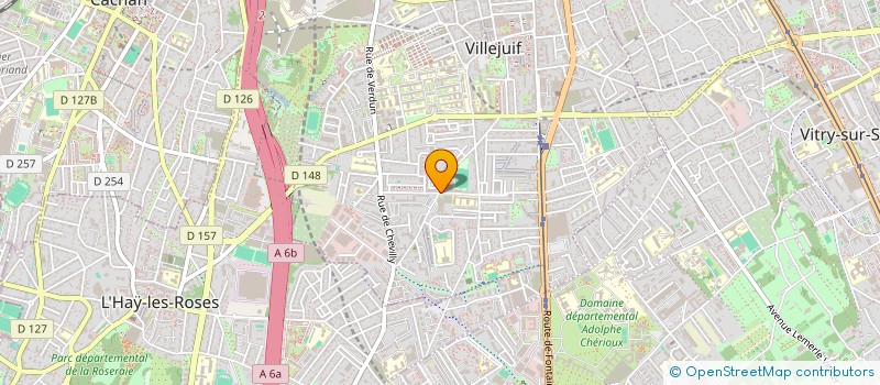 localisation de l'entreprise UNION SORTIVE DE VILLEJUIF - TIR A L' ARC à VILLEJUIF