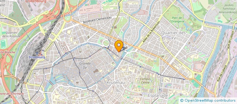 localisation de l'entreprise UNION SOURDS MALENTENDANTS BAS RHIN  STRASBOURG