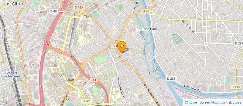 localisation de l'entreprise UNION SPORT CRETEIL GYMNASTIQ VOLONTAIRE  CRETEIL