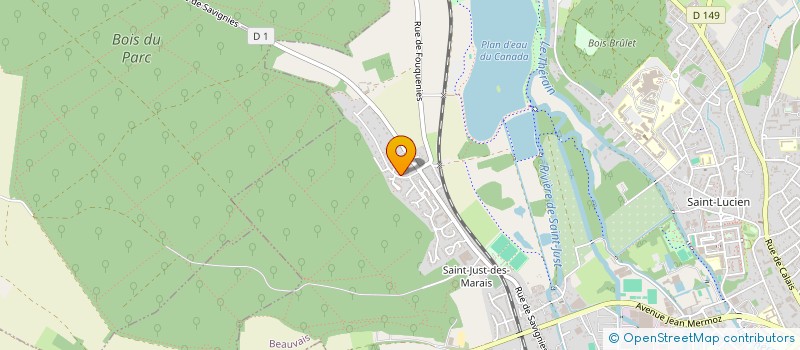 localisation de l'entreprise UNION SPORT CULTUREL PORTUGAIS BEAUVAIS  BEAUVAIS