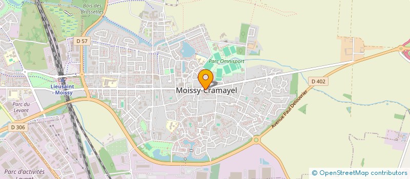 localisation de l'entreprise UNION SPORT MOISSY CRAMAYEL SEC FITNESS à MOISSY-CRAMAYEL