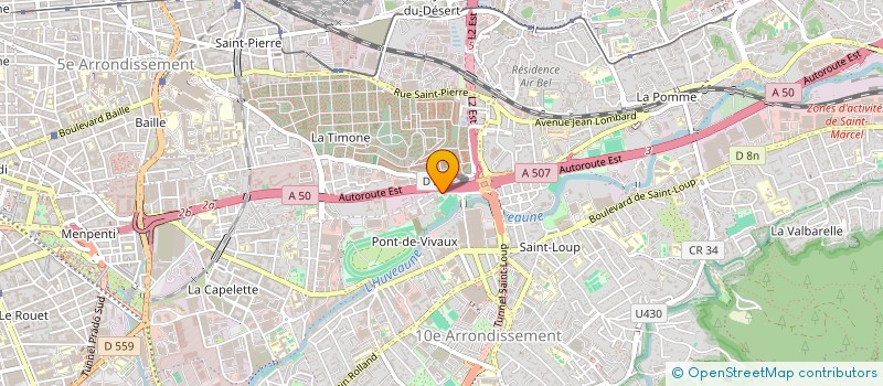 localisation de l'entreprise UNION SPORT PERSON ELECTRI GAZ  MARSEILLE