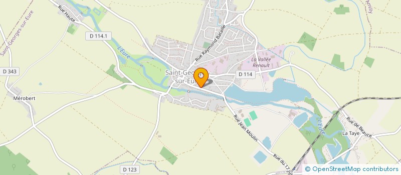 localisation de l'entreprise UNION SPORTIVE à SAINT-GEORGES-SUR-EURE