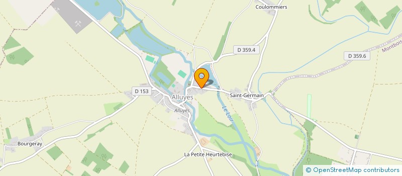 localisation de l'entreprise UNION SPORTIVE à ALLUYES
