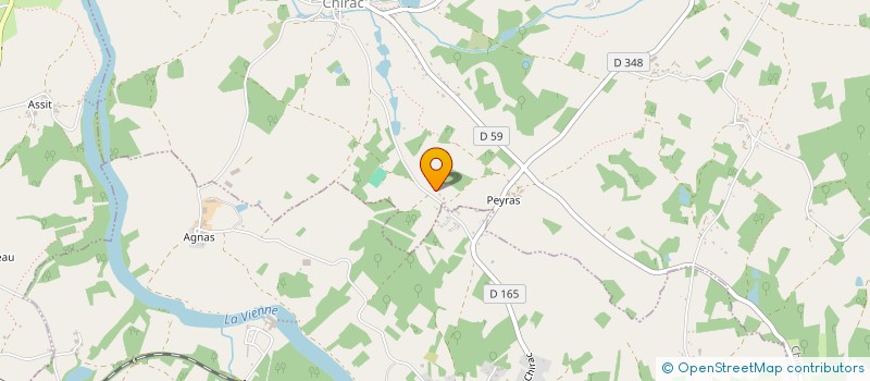 localisation de l'entreprise UNION SPORTIVE  EXIDEUIL-SUR-VIENNE