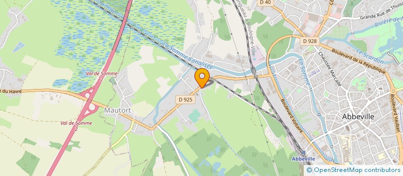 localisation de l'entreprise UNION SPORTIVE ABBEVILLOISE  ABBEVILLE