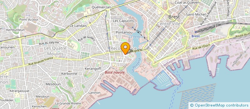 localisation de l'entreprise UNION SPORTIVE ACTIVITES MULTIPLES BREST à BREST