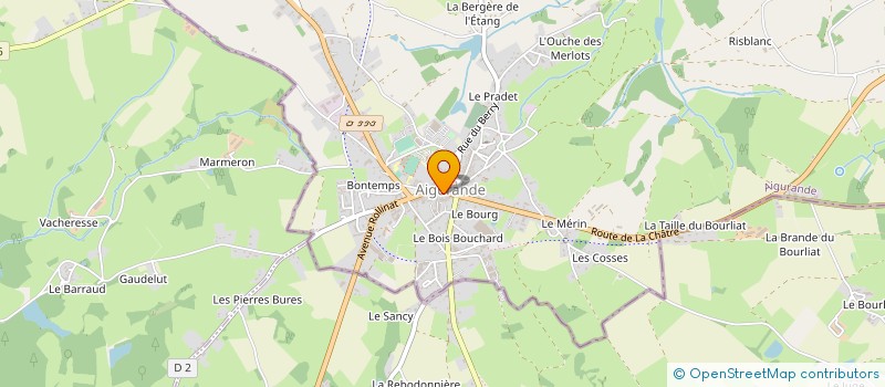 localisation de l'entreprise UNION SPORTIVE AIGURANDAISE à AIGURANDE