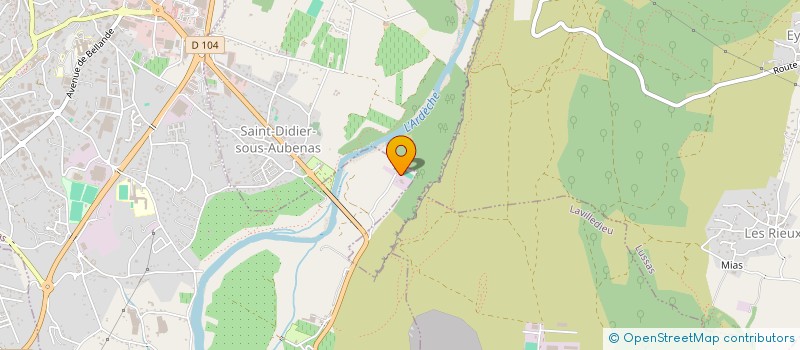 localisation de l'entreprise UNION SPORTIVE ALBENASSIENNE DE TIR à AUBENAS