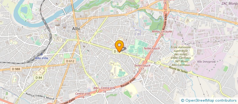 localisation de l'entreprise UNION SPORTIVE ALBIGEOISE à ALBI