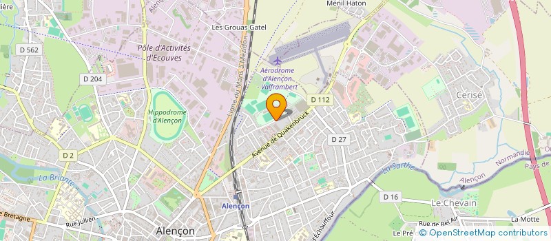 localisation de l'entreprise UNION SPORTIVE ALENCONNAISE 61 à ALENCON
