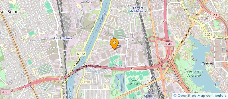 localisation de l'entreprise UNION SPORTIVE ALFORTVILLE RUGBY  ALFORTVILLE