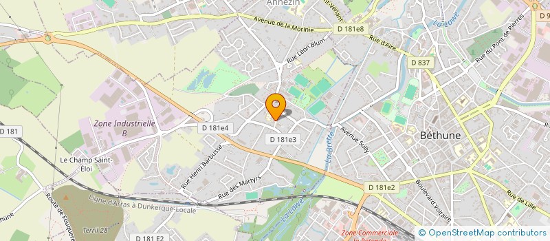 localisation de l'entreprise UNION SPORTIVE ANNEZIN à ANNEZIN