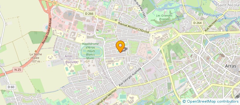 localisation de l'entreprise UNION SPORTIVE ARRAS OUEST à ARRAS