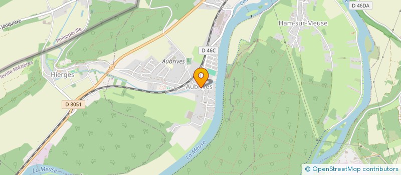 localisation de l'entreprise UNION SPORTIVE AUBRIVES-VIREUX  AUBRIVES