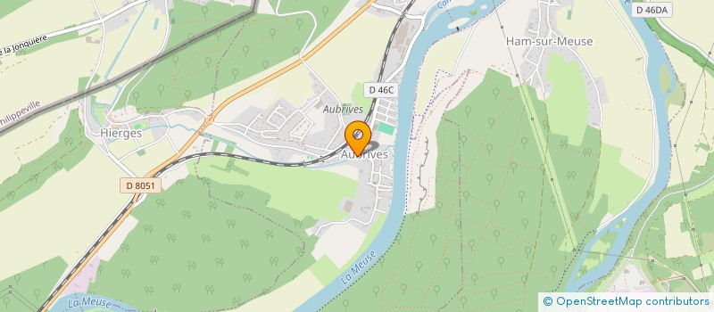 localisation de l'entreprise UNION SPORTIVE AUBRIVOISE  AUBRIVES