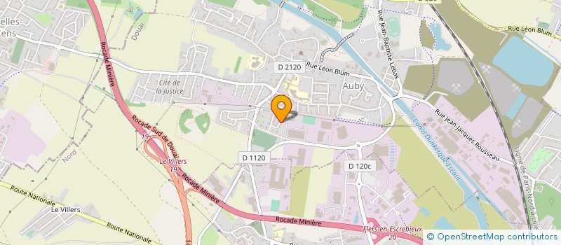 localisation de l'entreprise UNION SPORTIVE AUBYGEOISE  AUBY