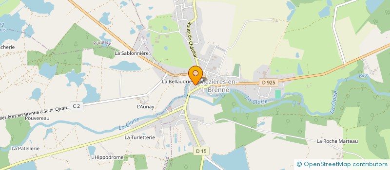 localisation de l'entreprise UNION SPORTIVE AZAY LE FERRON à AZAY-LE-FERRON