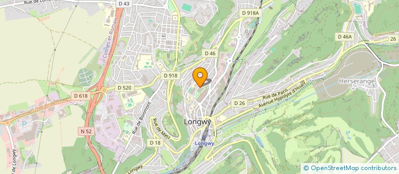 localisation de l'entreprise UNION SPORTIVE BASSIN LONGWY NATATION à LONGWY