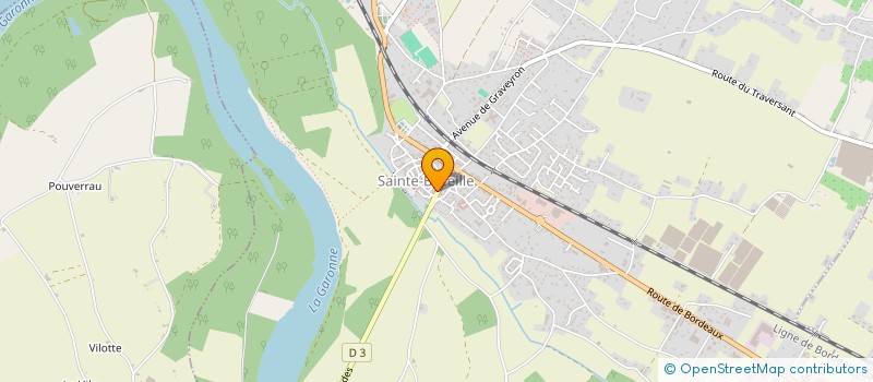 localisation de l'entreprise UNION SPORTIVE BAZEILLAISE  SAINTE-BAZEILLE