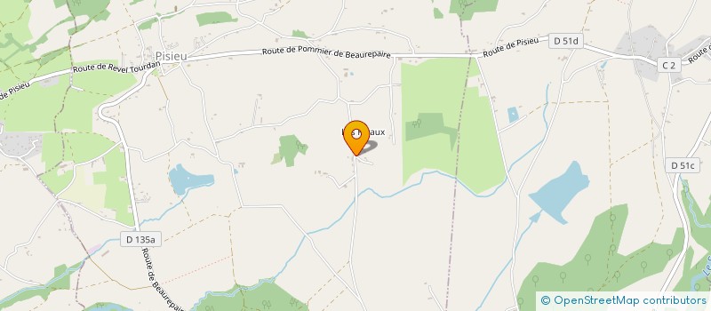 localisation de l'entreprise UNION SPORTIVE BEAUREPAIROISE HANDBALL  BEAUREPAIRE