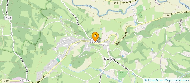 localisation de l'entreprise UNION SPORTIVE BEDUER-FAYCELLES  BEDUER