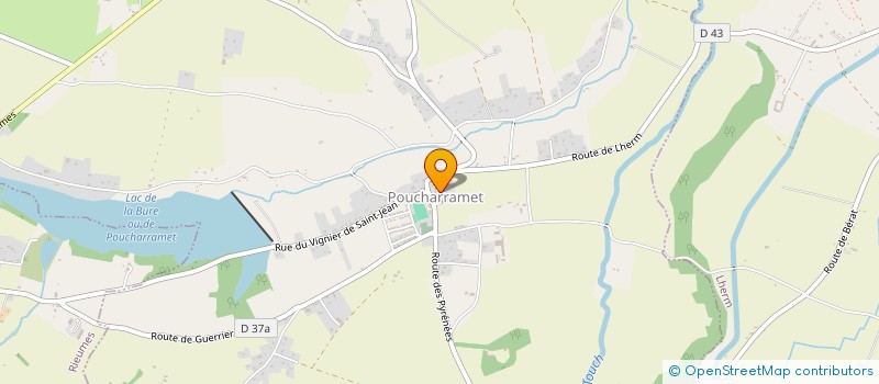 localisation de l'entreprise UNION SPORTIVE BERATAISE DE PETANQUE  BERAT