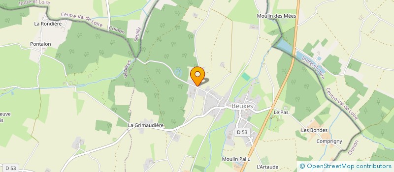 localisation de l'entreprise UNION SPORTIVE BEUXOISE  BEUXES